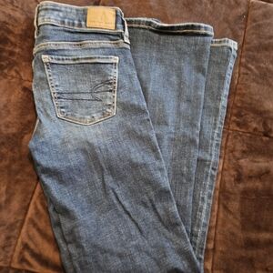 American Eagle Outfitters Straight Leg Blue Jeans